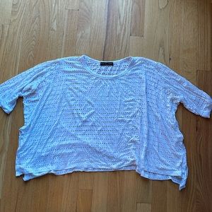 Oversized workout top